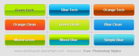 Free
 Photoshop Styles by Destinyeah photoshop resource collected by psd-dude.com from deviantart