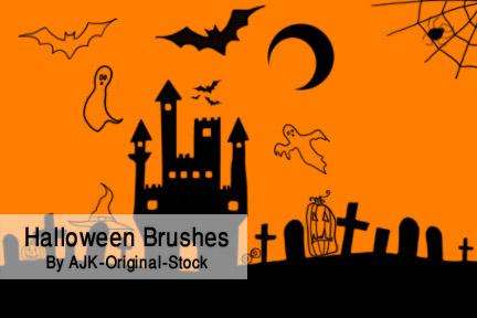 Halloween Simple Brush Pack For Photoshop