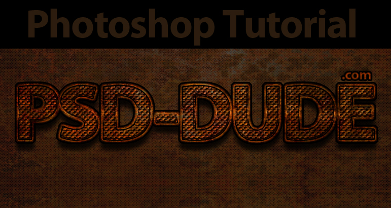 Rusty Metal Text Effect