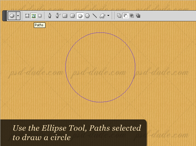 Make a Circle in Photoshop
