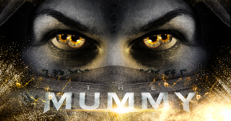 create the mummy movie poster in Photoshop