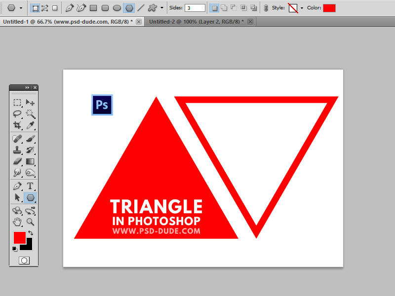 How to Make a Triangle in Photoshop